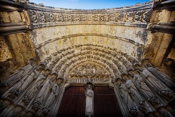 Chartres, cathédrale Notre-Dame sur Blond Beeld