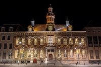 Das Rathaus von Roermond zu Weihnachten