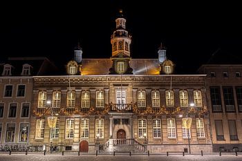 L'hôtel de ville de Roermond à Noël