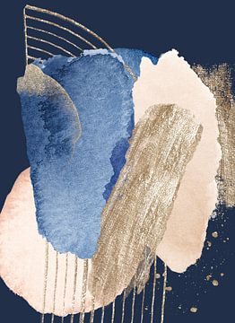 Abstrait - Touche de bleu sur Art for you