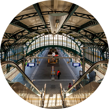 nostalgisch station 's-Hertogenbosch van Eugene Winthagen