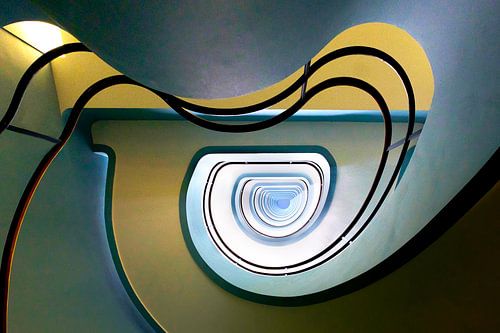 De trap in Den Bell  in Antwerpen