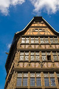Fassade Fachwerkhaus Gerberviertel Altstadt Frankreich Elsass Strassburg