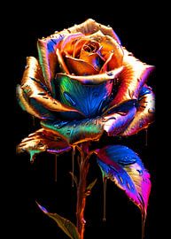 Liquid Neon Rose sur John Dan
