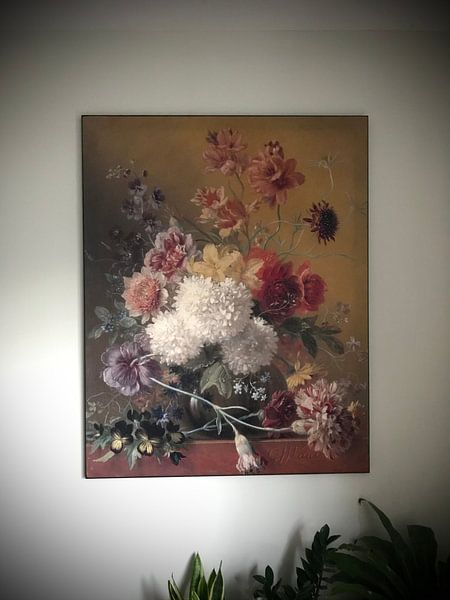 Customer photo: Still life with flowers in a vase, Georgius Jacobus Johannes van Os, on ArtFrame