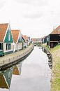 Holland | Houses at a canal in a town in the Netherlands | Travel photography foto art print by Milou van Ham thumbnail