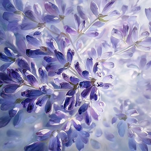 Chuchotement des lilas dans la lumière douce