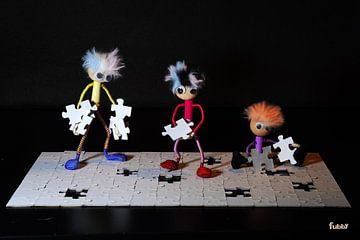 Puzzle teamwork from the Fubby's. by Sailographic Paula
