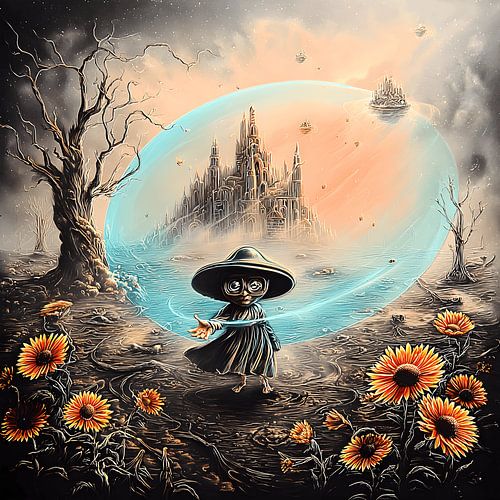 La fleur au-delà du voile