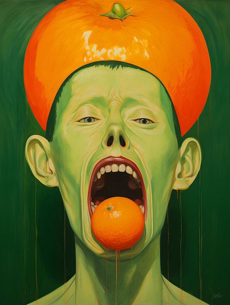 Orangenmann von Raymond Wijngaard