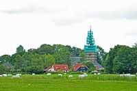 kerk oldeholtpade in de steigers