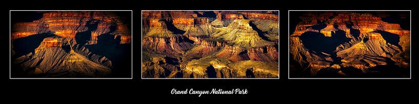 Triptyque du parc national du Grand Canyon par Dieter Walther
