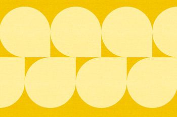 Sonne, moderne abstrakte Sonnenstrahlen in Gelb