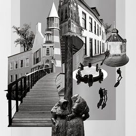 Collage of Breda by Marianne van der Zee