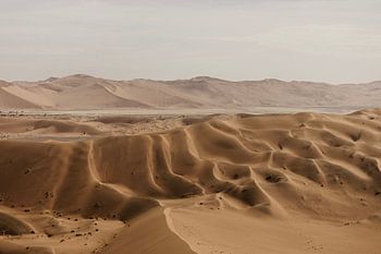 Die hügelige Landschaft des Sossusvlei in Namibia