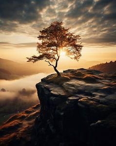 Sonnenaufgang in den Bergen