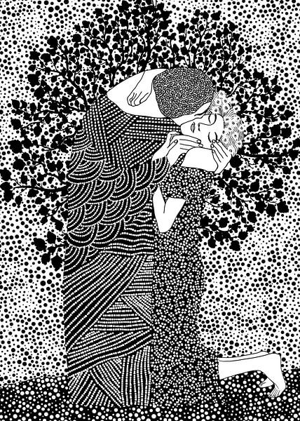 The Kiss by Cats & Dotz