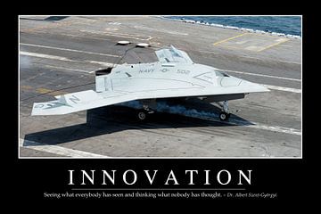 STK107128M-Innovation: Inspirational Quote and Motivational Poster by Stocktrek Images