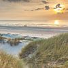 Plage de soleil près de Schoorl aan zee Noord Holland Pays-Bas Néerlandais sur René Groeneveld