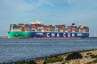 CMA CGM containerschip "Trocadero". van Jaap van den Berg thumbnail