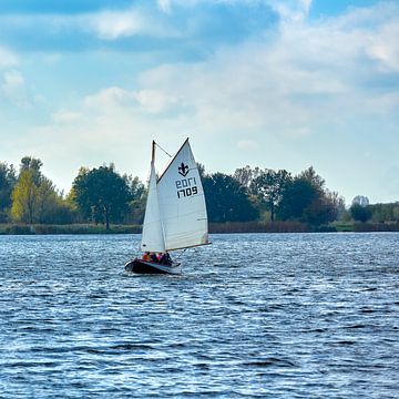 navigation sur le lac de Zoetermeer sur Ton Van Zeijl