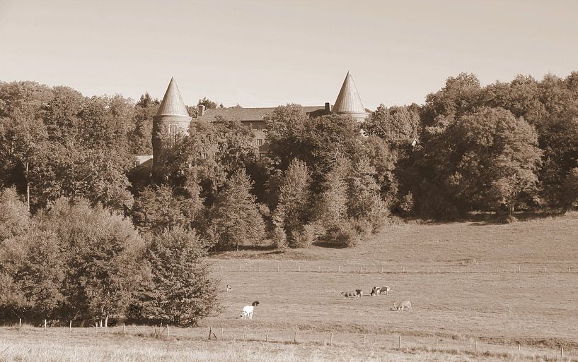 Saint Benedict's Abbey in sepia by Jose Lok