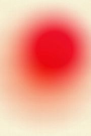 Retro 70s neon art. Abstract gradient in red and white by Dina Dankers