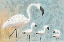 White Flamingo family by Whale & Sons