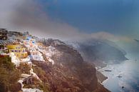 Santorini -the Caldera van Laura Sanchez thumbnail