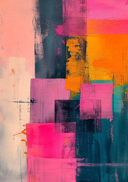 Bunte Abstraktion von Harry Hadders Design
