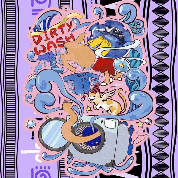 Dirty wash by Moonheart Artworks
