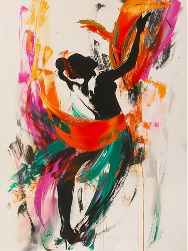 Abstracte danser