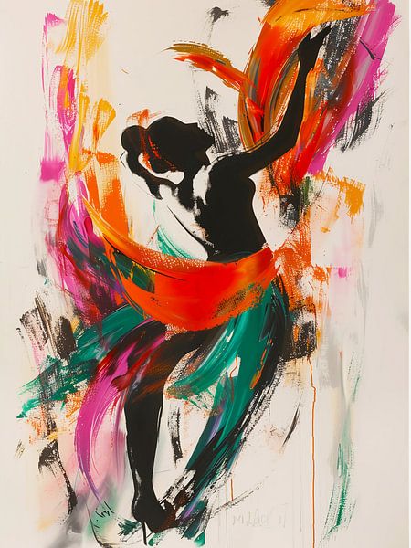 Abstract dancer by haroulita