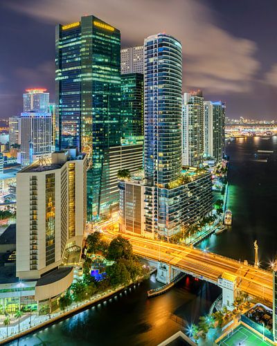 Miami Downtown Skyline taken from Brickell