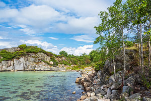 Landschaft auf der Halbinsel Kalvehageneset in Norwegen