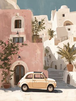Fiat 500 classique dans une ville italienne