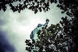 Statue of Liberty New York Photo – Wall Decoration Canvas Acrylic Glass 06 by FotoDennis.com | Werk op de Muur