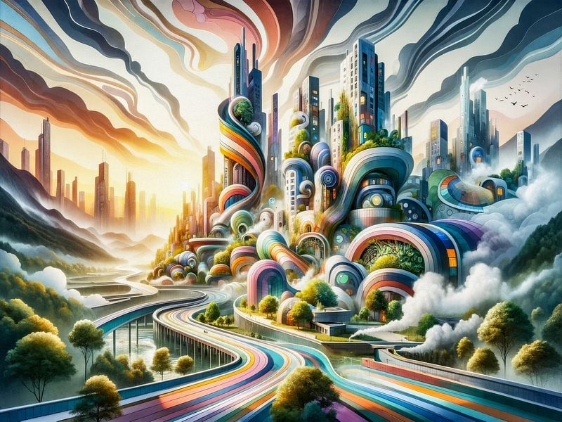 City Architecture Harmony 2 by Max Steinwald