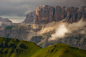 Massif de la Sella dans les Dolomites