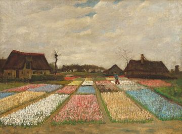 Blumenfelder in Holland, Vincent van Gogh 