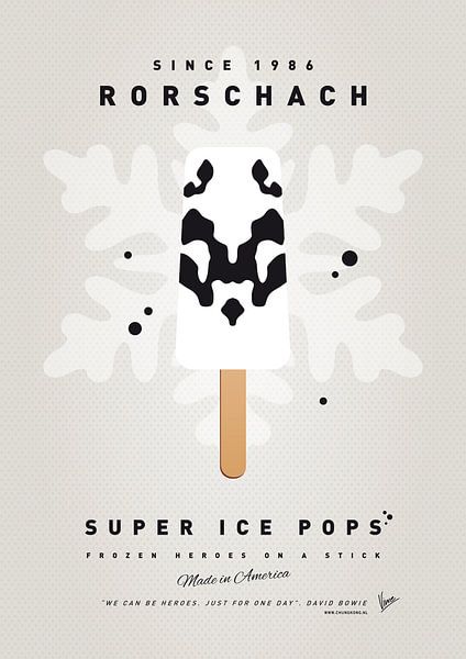 My SUPERHERO ICE POP - Rorschach van Chungkong Art
