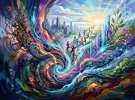 Eine lebendige Verschmelzung von Technologie aus Vergangenheit, Gegenwart und Zukunft von Markus Gann