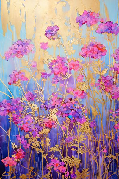 Heavenly Hydrangea Bloom by Abstract Painting