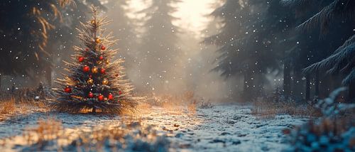 Kerstmis in het bos