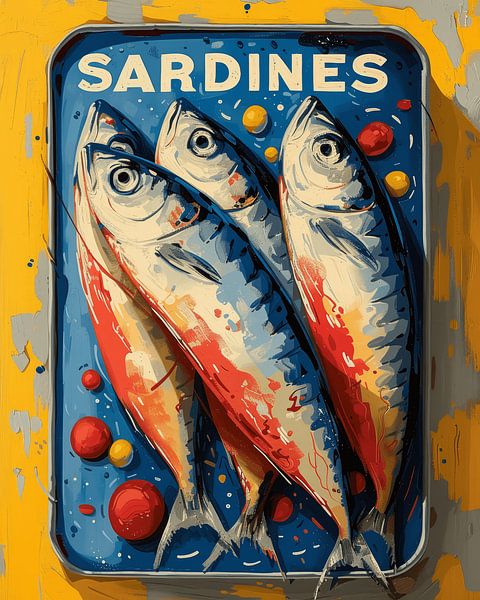 Sardines colorées par Studio Allee