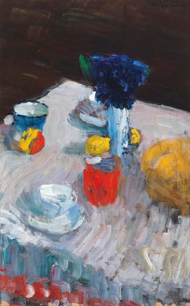 Table dressée, Alexej von Jawlensky par Des maîtres magistraux
