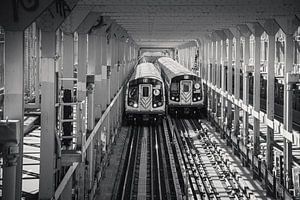 New York metro subway van Michèle Huge