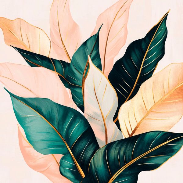 Tropical leaves by Poster Art Shop
