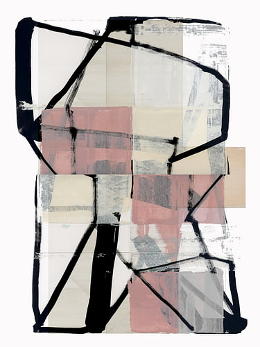 Blush Geometric Collage