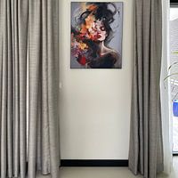 Kundenfoto: Modernes und abstraktes Porträt von Carla Van Iersel, als artframe